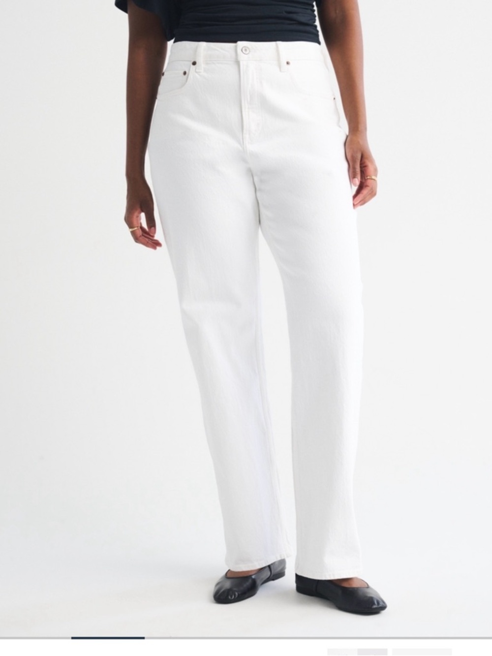 Abercrombie & Fitch Curve Love High Rise 90s Relaxed Jean